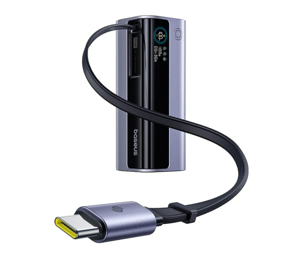 Baseus Powerbank EnerGeek GR11 10000mAh 100W ze zwijanym kablem - 1486240 - zdjęcie